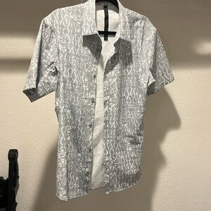 Mens short sleeve lululemon dress shirt